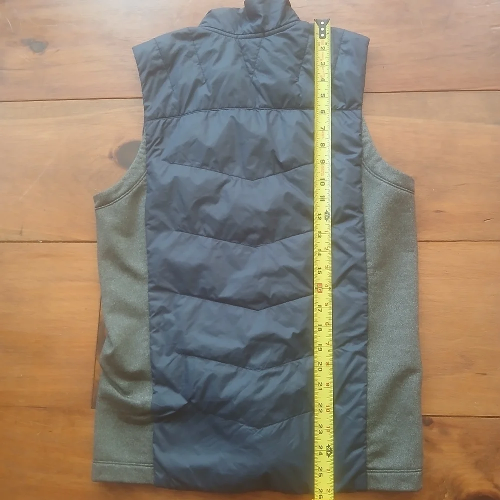 Smartwool Navy and Green  Quilted Vest  Men's Small M EUC